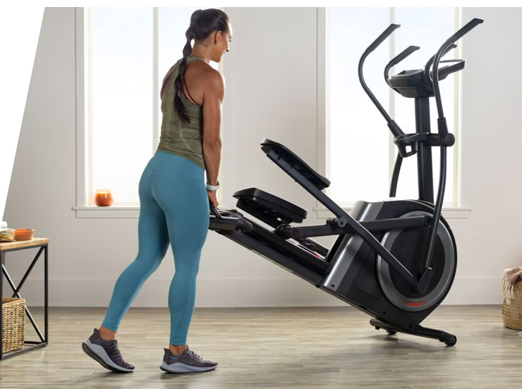 Move elliptical without disassembly